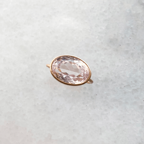 Kunzite Candy Ring k14