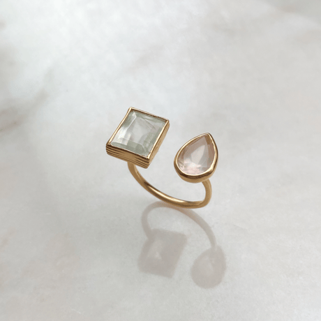 Candy fork ring - douce duo