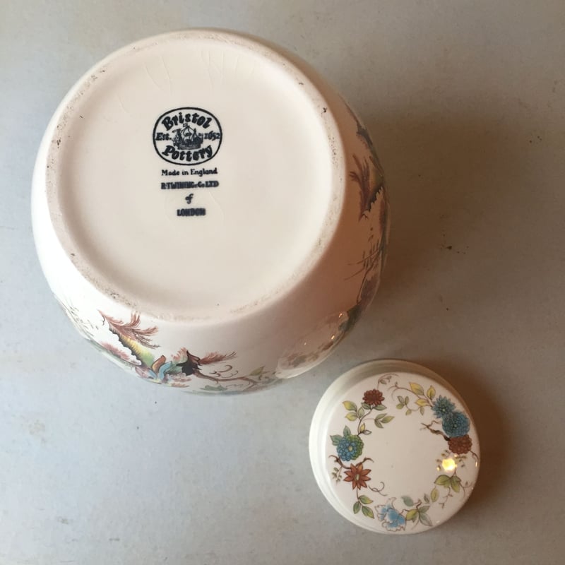 2789 ロイヤルコールドン  Cauldon 花鳥　茶壺 2789 ロイヤルコールドン Royal Cauldon 花鳥 茶壺 【公式通販】