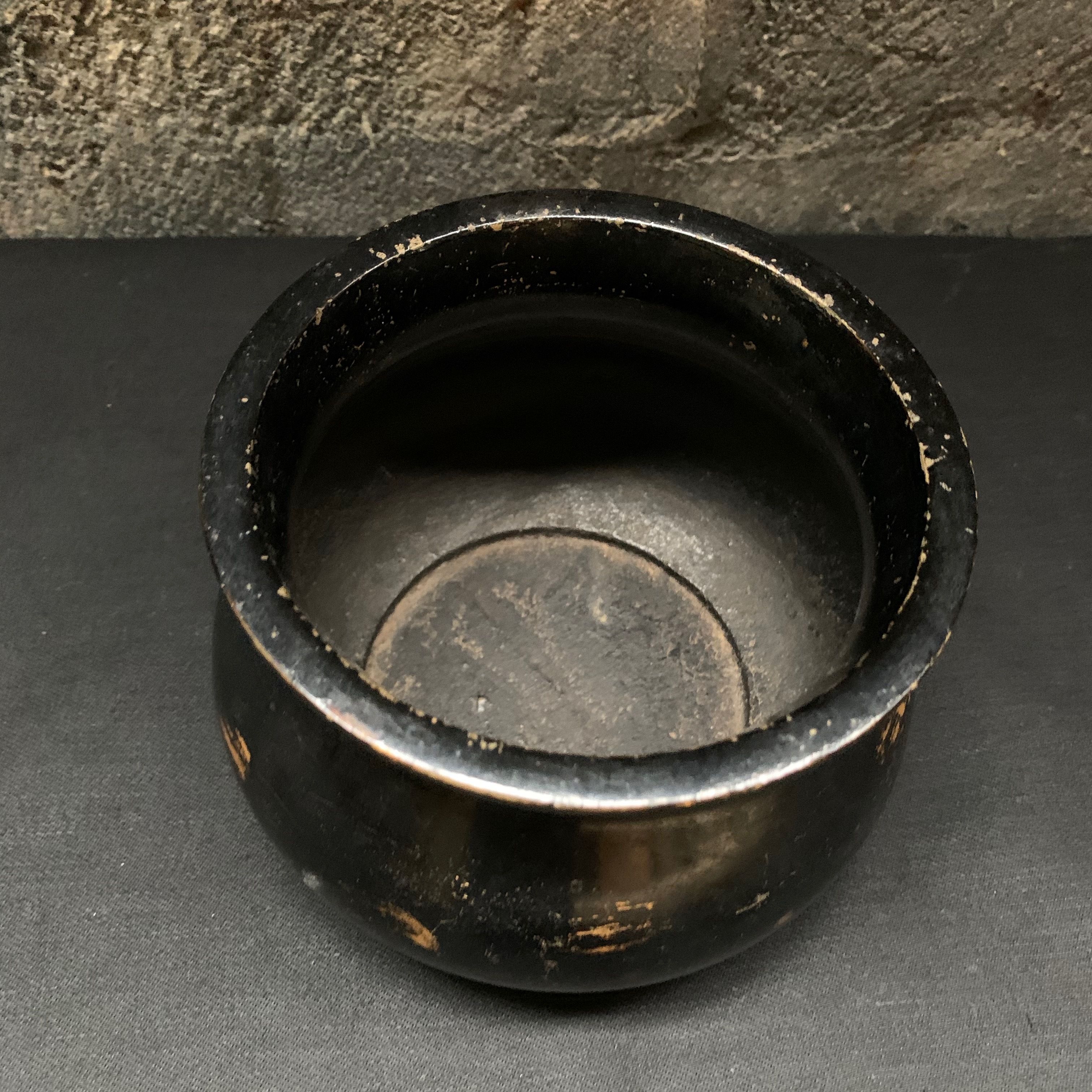 Japan Vintage 中川浄益 建水 こぼし エコブ 茶道具 金属 工芸 銅 唐銅