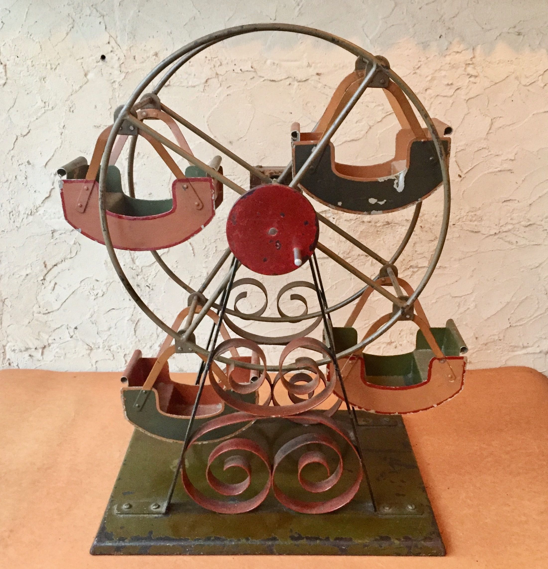 Germany antique ブリキ 観覧車 アンティーク ミニチュア TOY | Kica