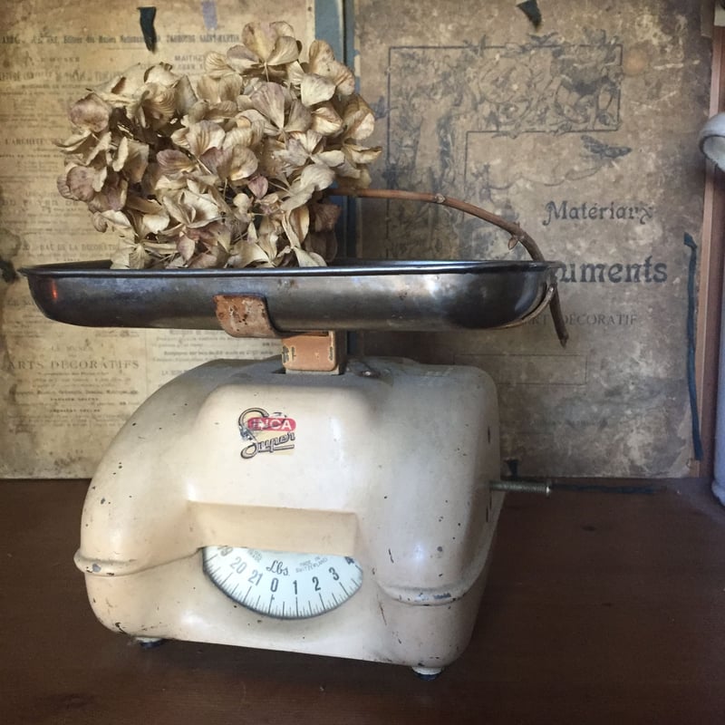 Switzerland antique キッチン スケール スイス アンティーク INCA社