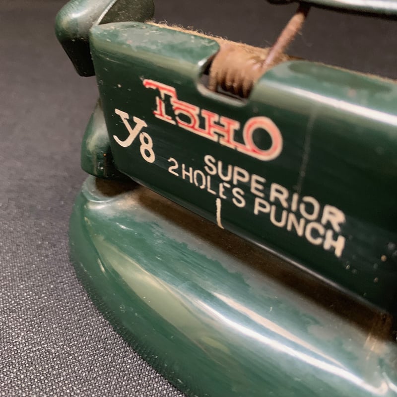 Japan Vintage 二つ穴パンチ 鉄 レトロ 工業系 インダストリアル