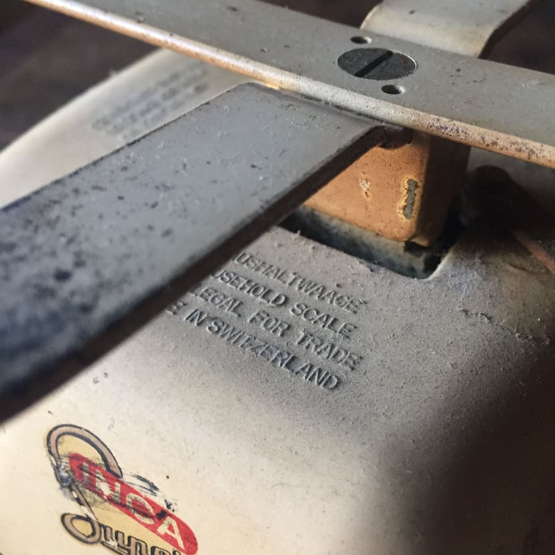 Switzerland antique キッチン スケール スイス アンティーク INCA社
