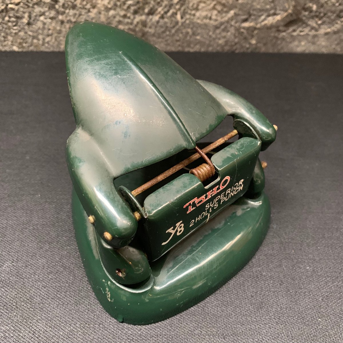 Japan Vintage 二つ穴パンチ 鉄 レトロ 工業系 インダストリアル