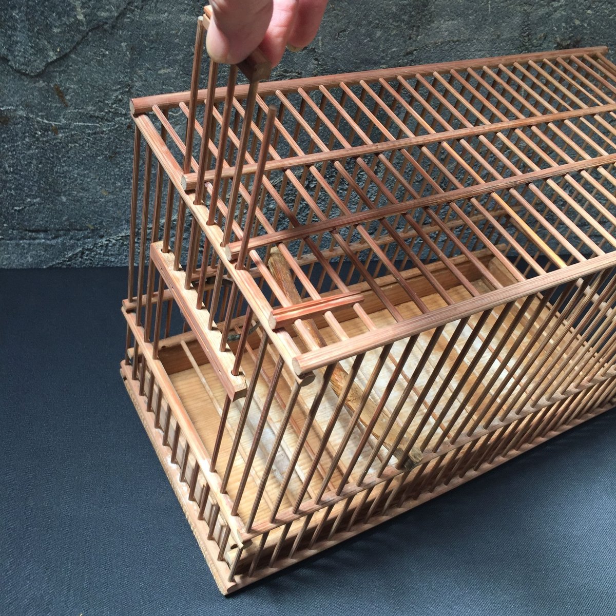 Japan Vintage バードゲージ 鳥かご 鳥籠 カゴ 竹 細工 | Kica