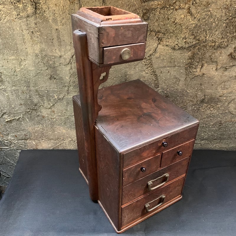 Japan Vintage ソ－イングボックス 裁縫箱 明治 アンティーク
