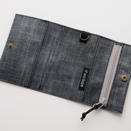 Wallet 2  LS21 Charcoal Heather