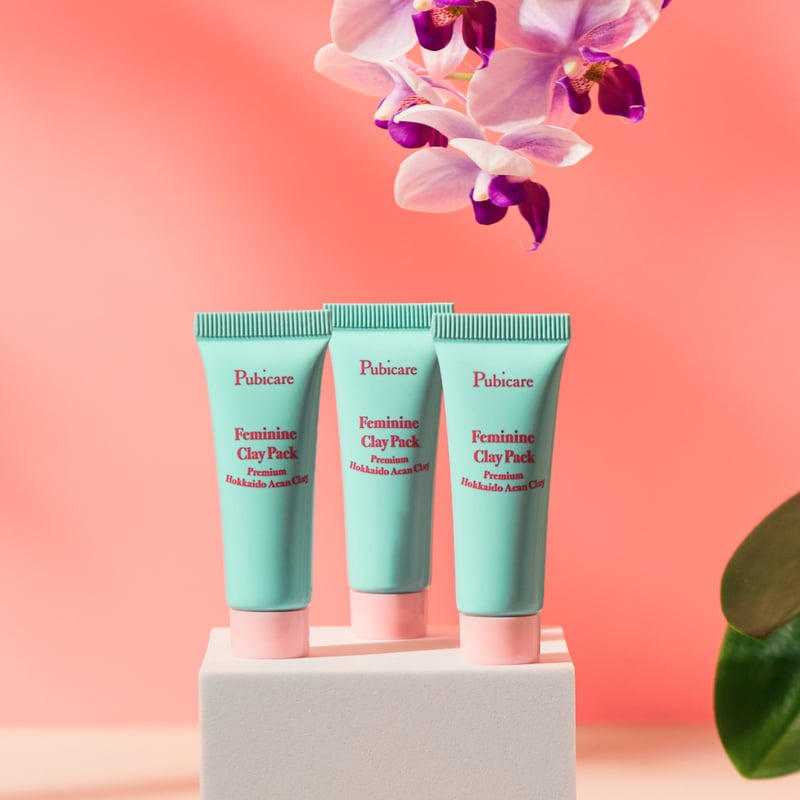 サロン専売コスメ】ピュビケア フェミニン クレイパック（3本入