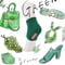 GREEN系 かかとソックス