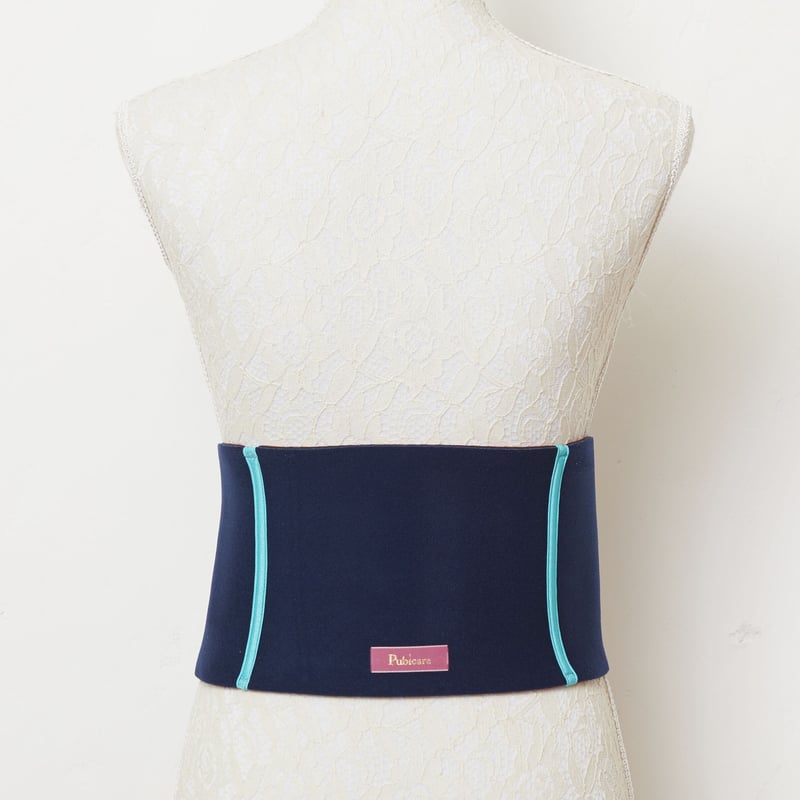 まろやか温活ベルト（ネイビー：+5度起毛タイプ） | Pubicare