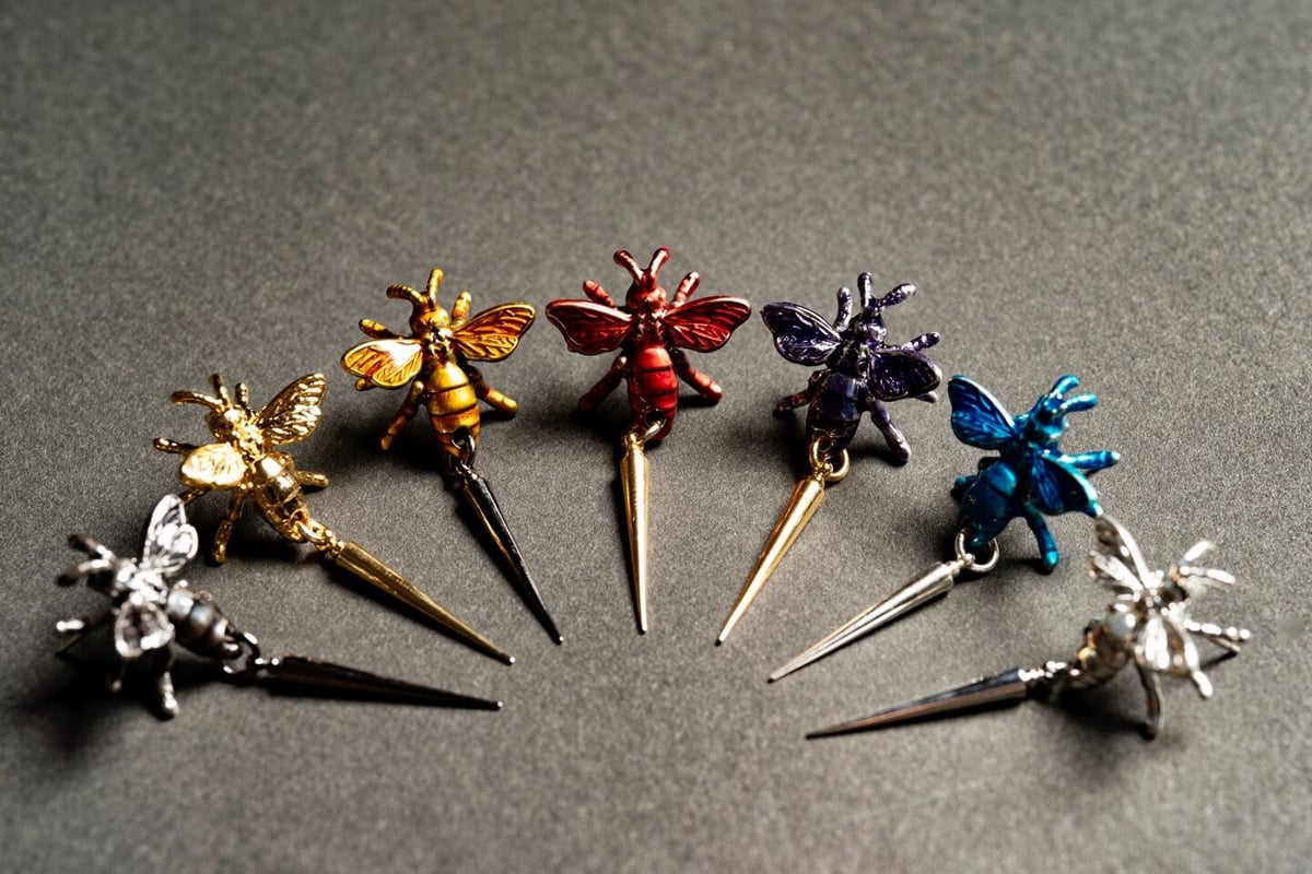 Pin Bee Earring | ha | za | ma (overseas) Pin Bee Earring | ha | za | ma (overseas)