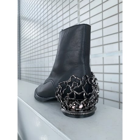 Thunder Heel Boots <full black ver.>