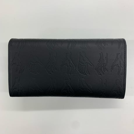 Hand Leather Wallet（full black ver.）