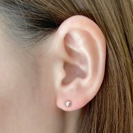 K18ダイヤモンドピアス