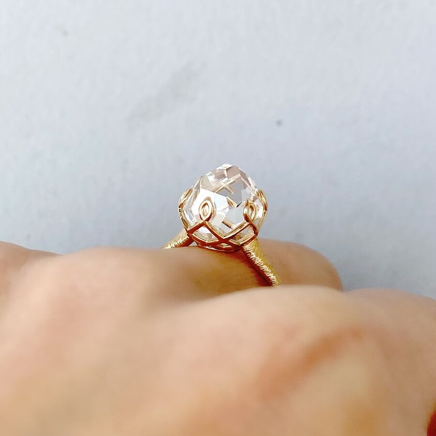 K10YG ロッククリスタル リング 113808060082 | VERITEOnline-