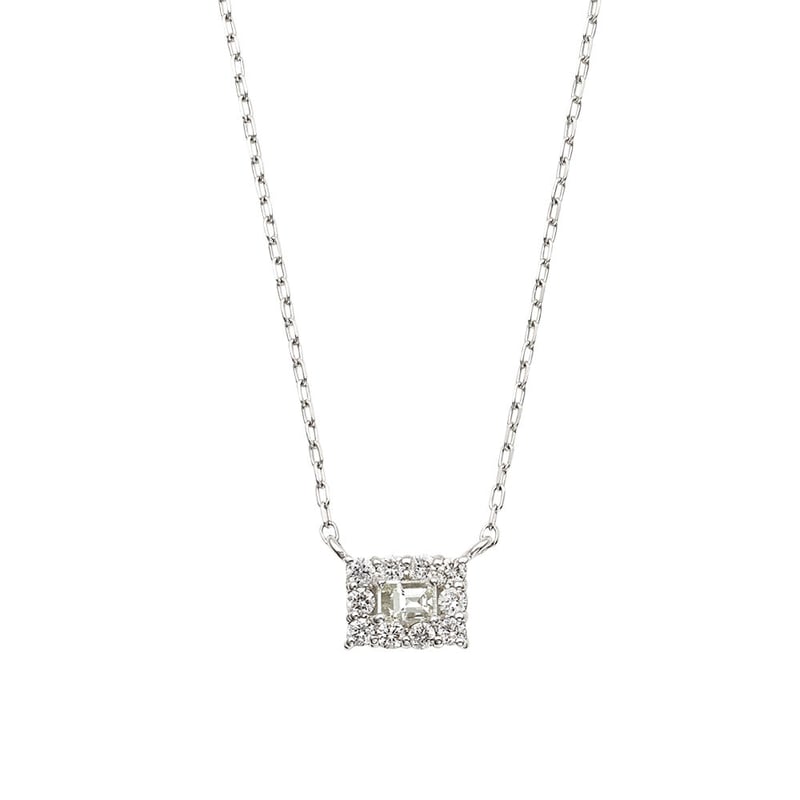 PT850/PT950 バゲットダイヤモンド ネックレス 121908020203 | VER