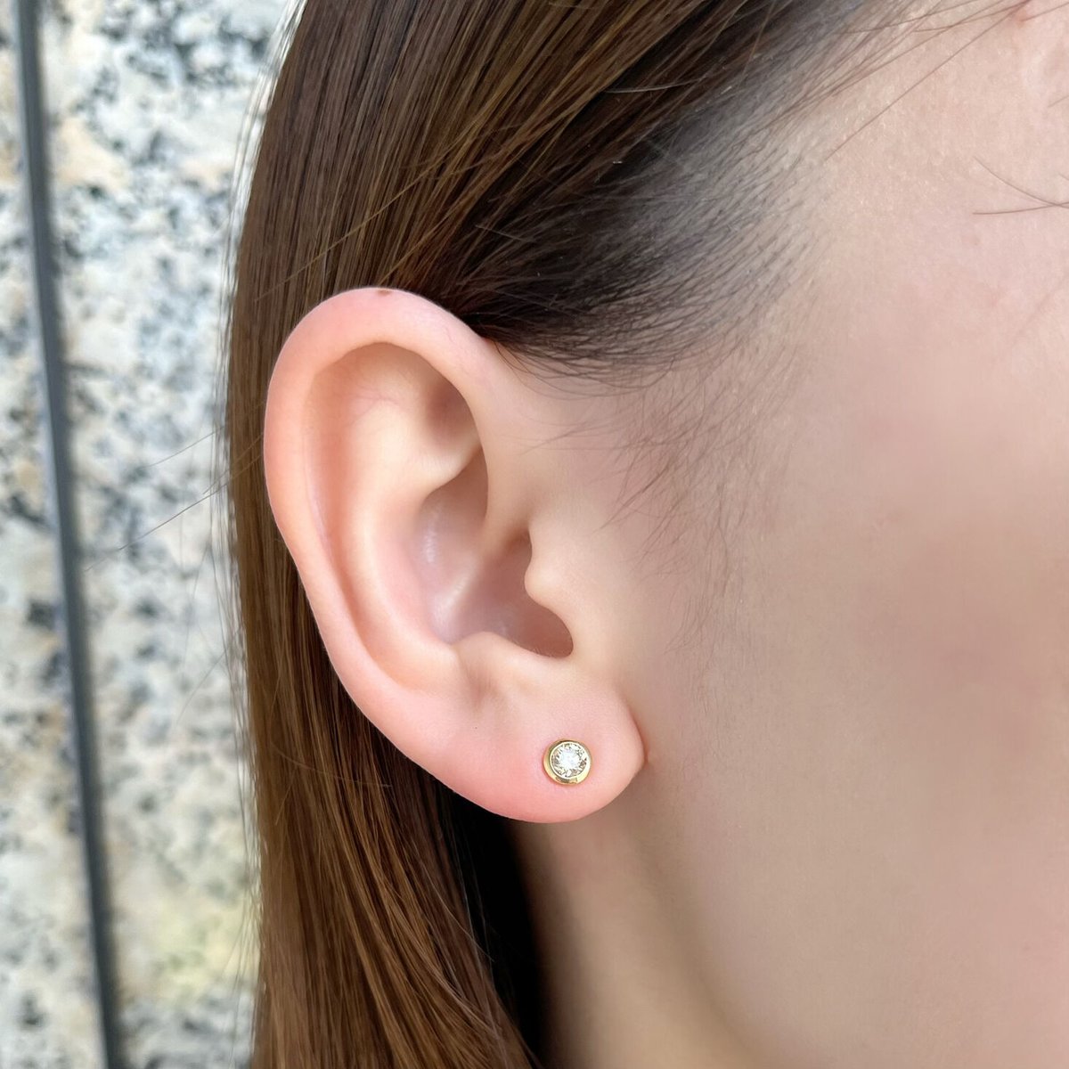 K18YG ダイヤモンド ピアス 134508020452 | VERITEOnline-Sh