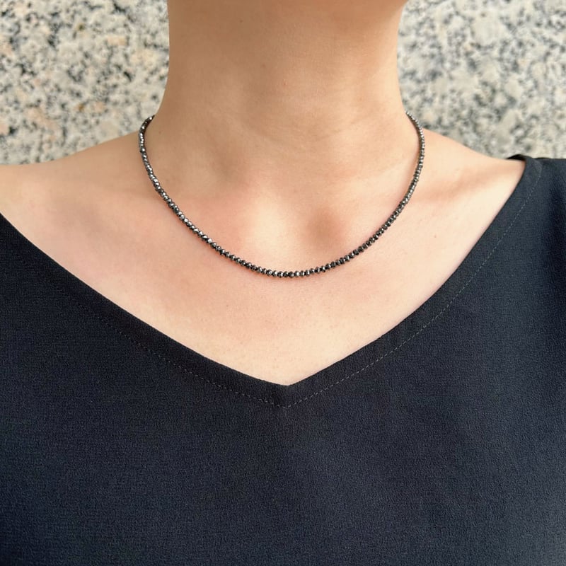 PT850 ブラックダイヤモンド ネックレス | VERITEOnline-Shop｜ラグジュ
