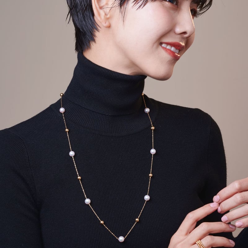 K18YG アコヤパール ロングネックレス | VERITEOnline-Shop K18YG アコヤパール ロングネックレス | VERITEOnline-Shop