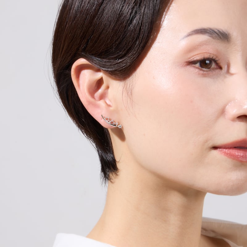 PT900 / PT950 H&C ダイヤモンド ピアス 102708010159 | VER