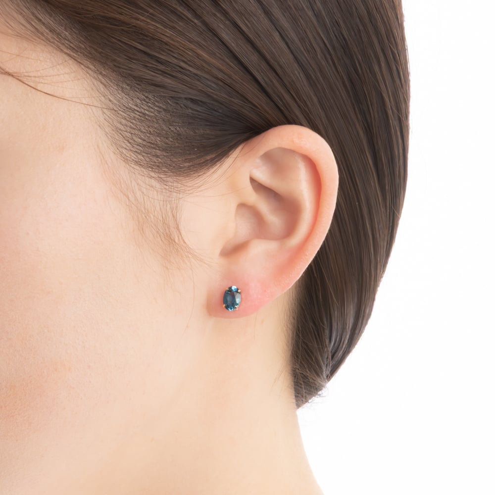 K10YG ロンドン ブルートパーズ ピアス | VERITEOnline-Shop