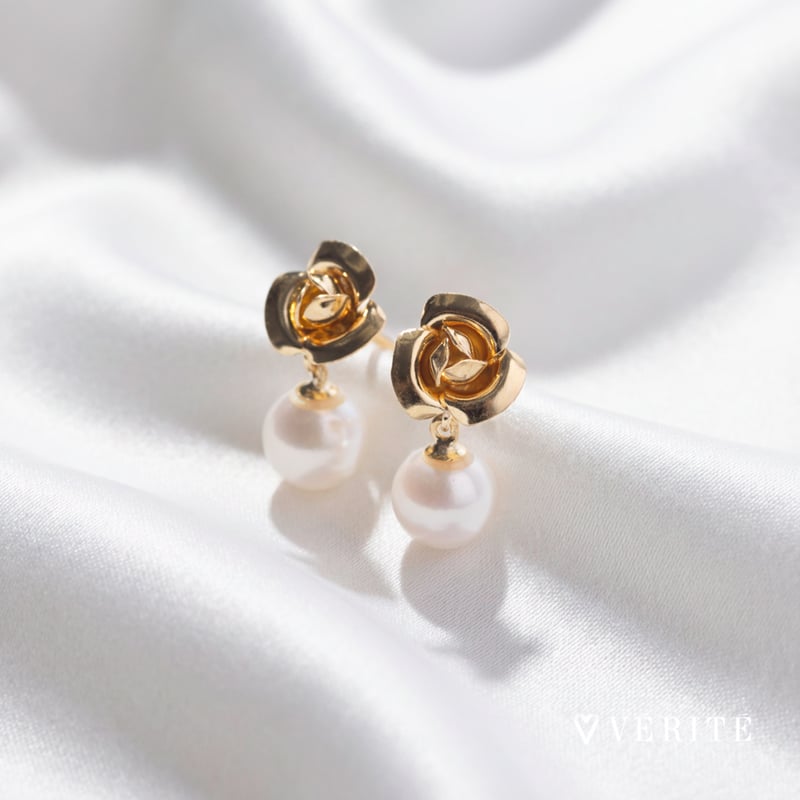 K10YG アコヤパール ピアス 131208070000 | VERITEOnline-Sh