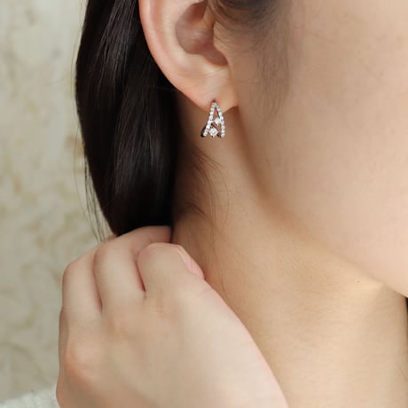 PT950 ダイヤモンド ピアス 116208020117