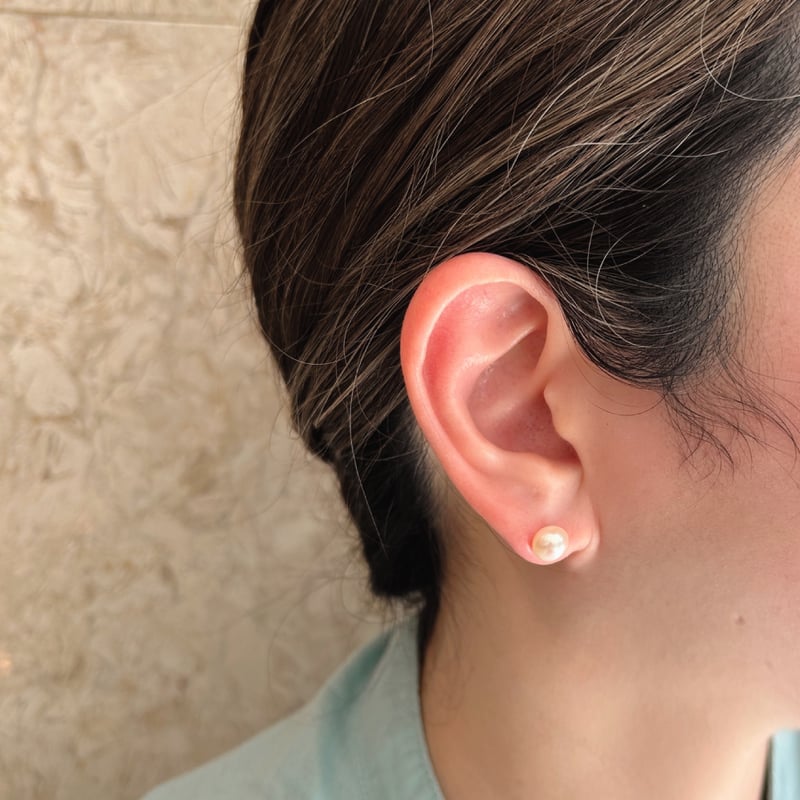 pt900 大玉akoyaパールピアス PT900 ペリドット アコヤパールピアス -ChériB- CheriB