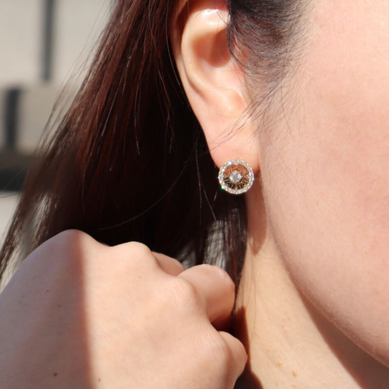 K18YG H&Cダイヤモンドピアス | VERITEOnline-Shop K18YG H&Cダイヤモンドピアス | VERITEOnline-Shop