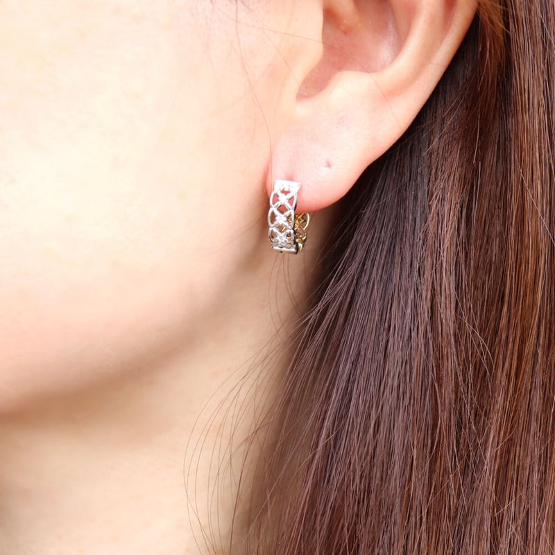 PT900/K18YG ダイヤモンドピアス | VERITEOnline-Shop｜ラグジュア 