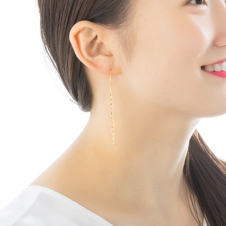 K18YG ピアス 124708080080