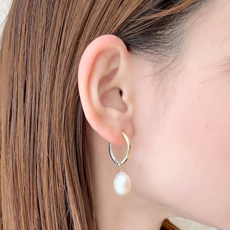 K10YG/K10WG 淡水パールピアリング | VERITEOnline-Shop|ラグジュ...