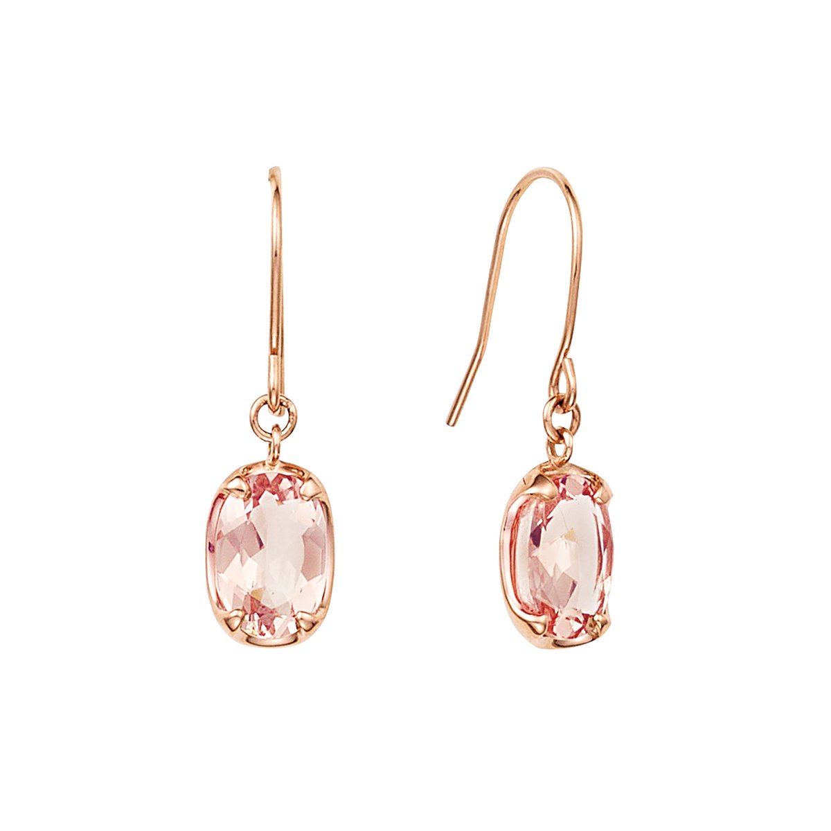K18PG モルガナイト ピアス 3.00ct — セルビーオンラインストア