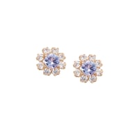 K10YG タンザナイト／キュービックジルコニア ピアス 130508060137