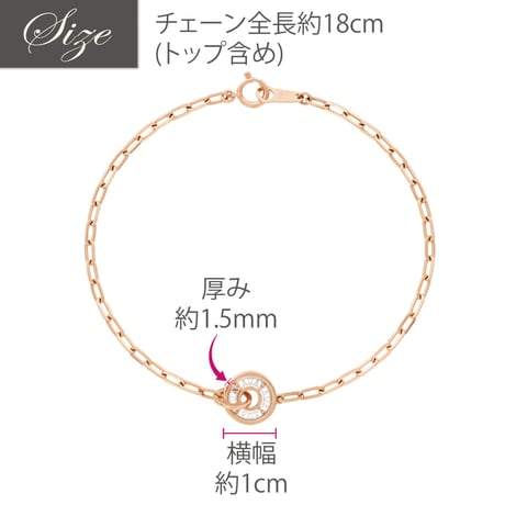 K18PG / PT900 ブレスレット 102708010126