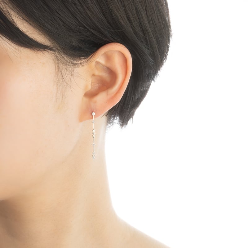 PT900 ダイヤモンド ピアス 114808160012 | VERITEOnline-Sh