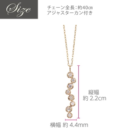 K10YG ダイヤモンド ネックレス 119008020329