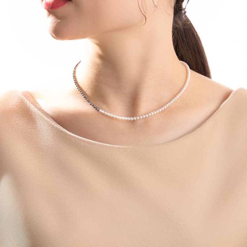 SV 淡水パール / テラヘルツ ネックレス | VERITEOnline-Shop