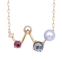 QIREINI K10YG　ラインネックレス／カシオペア