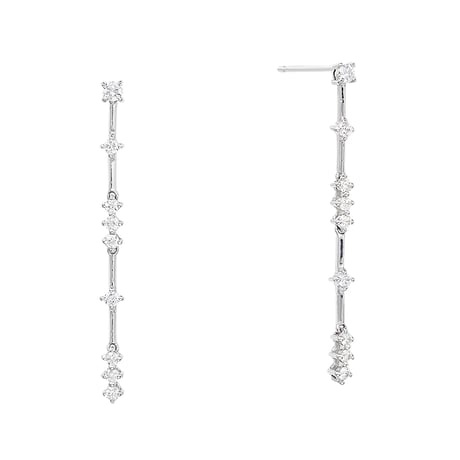 PT900 ダイヤモンド ピアス 114808160012