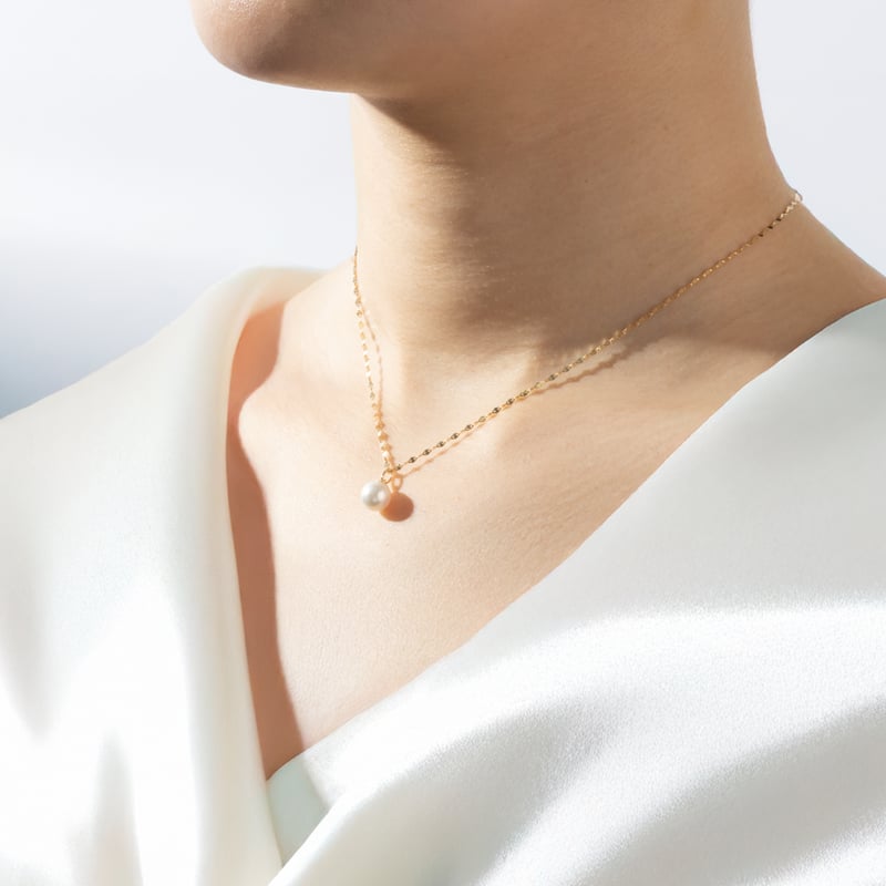 K10YG アコヤパール ネックレス 130508070102 | VERITEOnline-