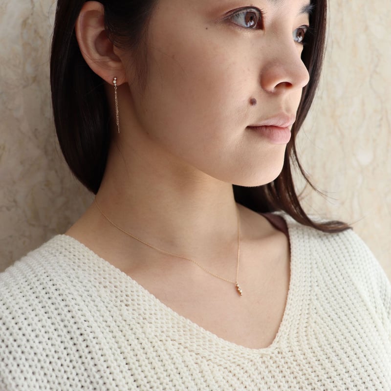 QIREINI K10YG ダイヤモンドピアス 101708010108 | VERITEOn