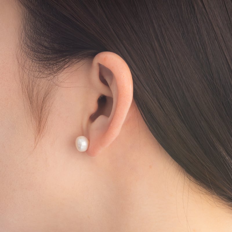 K10YG 淡水パール ピアス 136708060210 | VERITEOnline-Sho