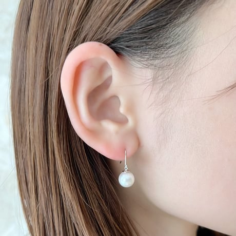 K10WGアコヤパールピアス    130508070032