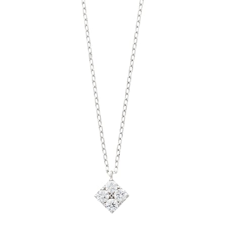 QIREINI K18WG H&Cダイヤモンド ネックレス 114660010025