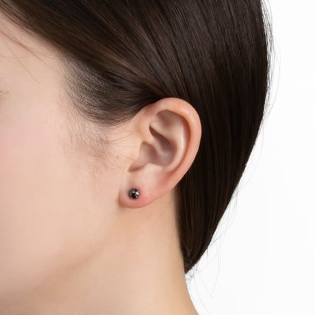 PT900 ブラックダイヤモンド ピアス 122508020397
