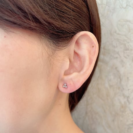 PT900 ダイヤモンド ピアス 119008140281