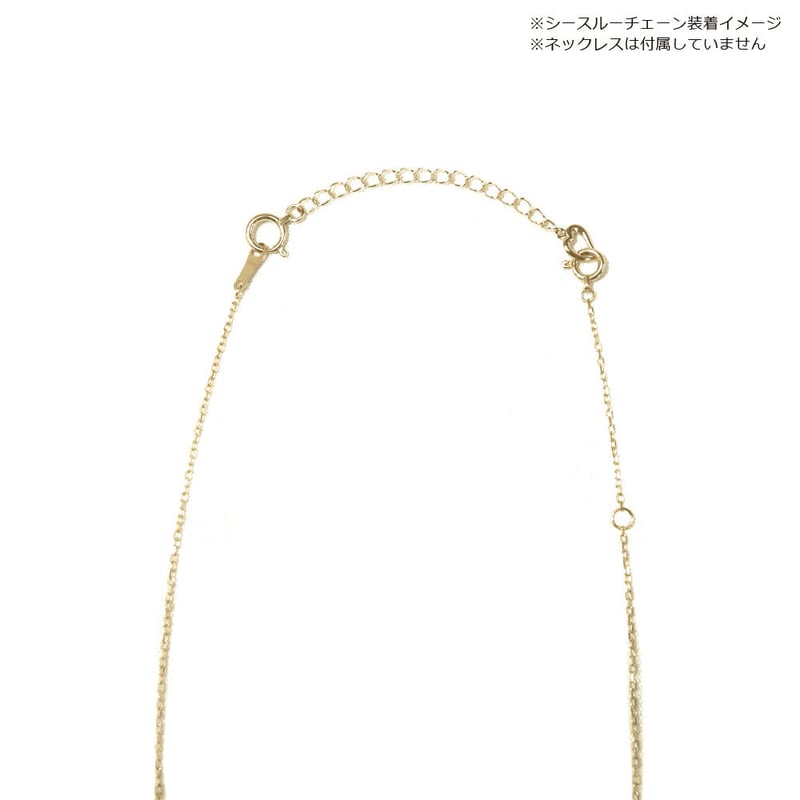 K18YG 「チェーン」チャーム GSTV K18YG シャイニーケーブル アバカスデザイン チェーン