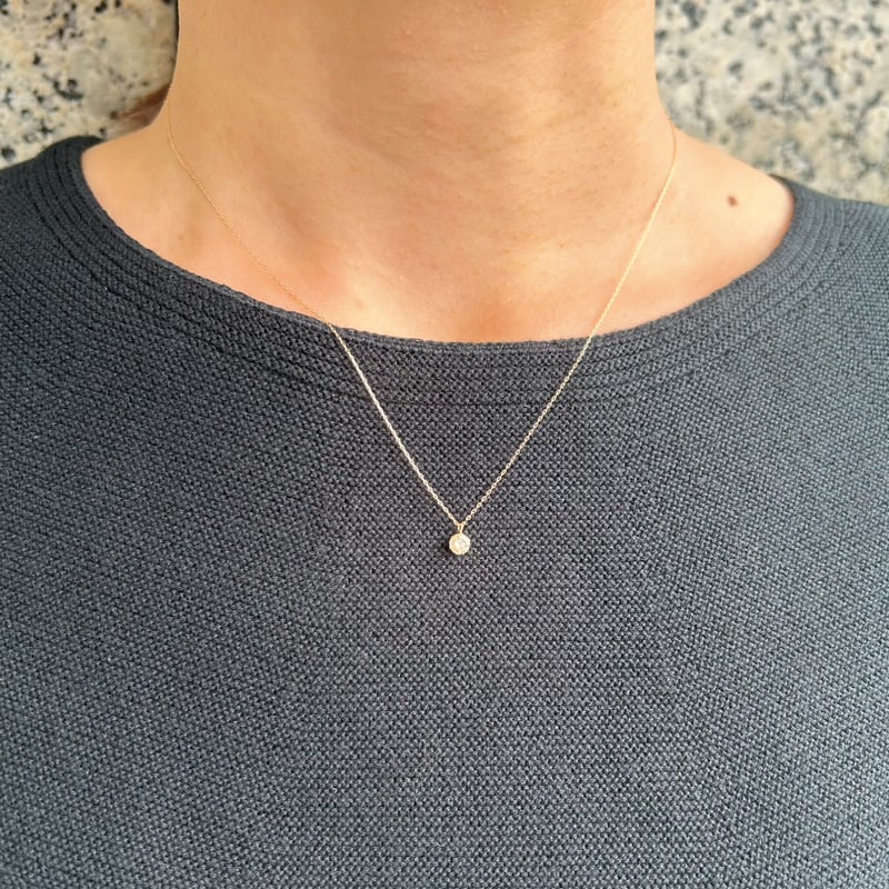 リメイク】K18YG ダイヤモンド ネックレス 0.220CT G VS1 VG（楽天市場  